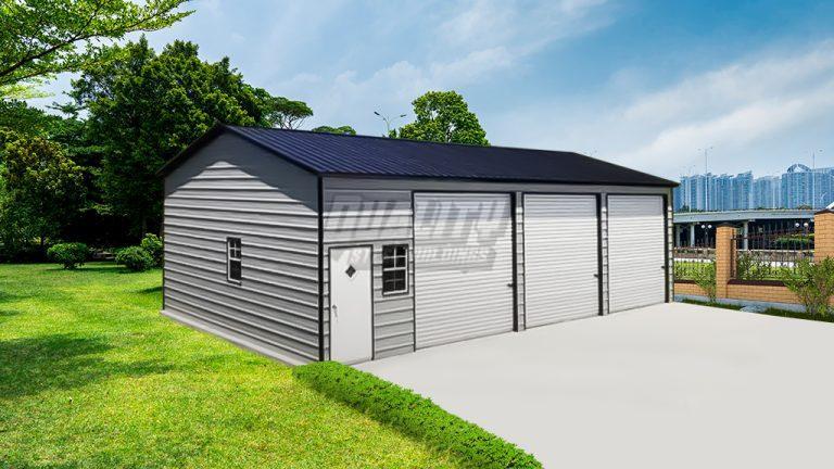 Sabin 24'x41' Three Car Garage