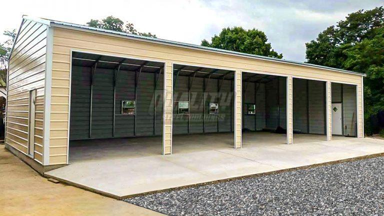 Amari 24'x61' 5 Car Garage
