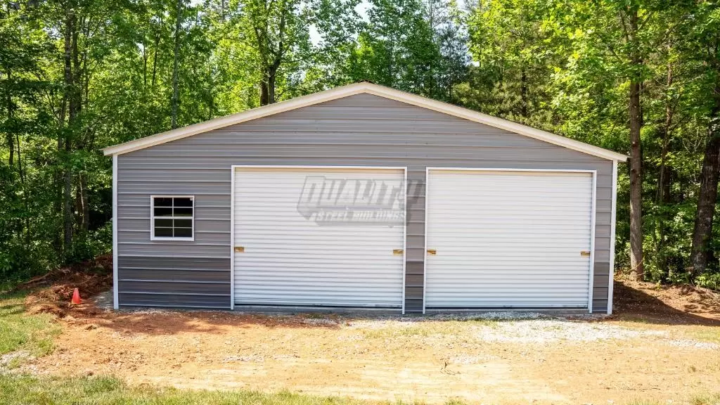 Faine 25'x26' Metal Garage