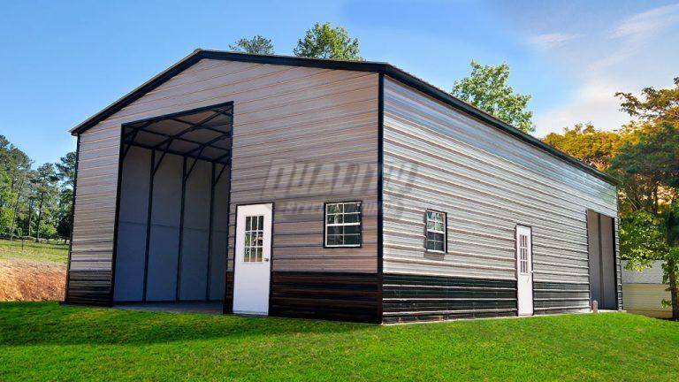 Navi 26'x61' Vertical Roof Garage
