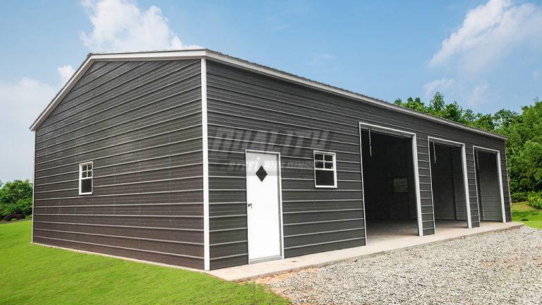The Fifer 30'x61' Side Entry Garage